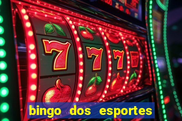 bingo dos esportes para imprimir